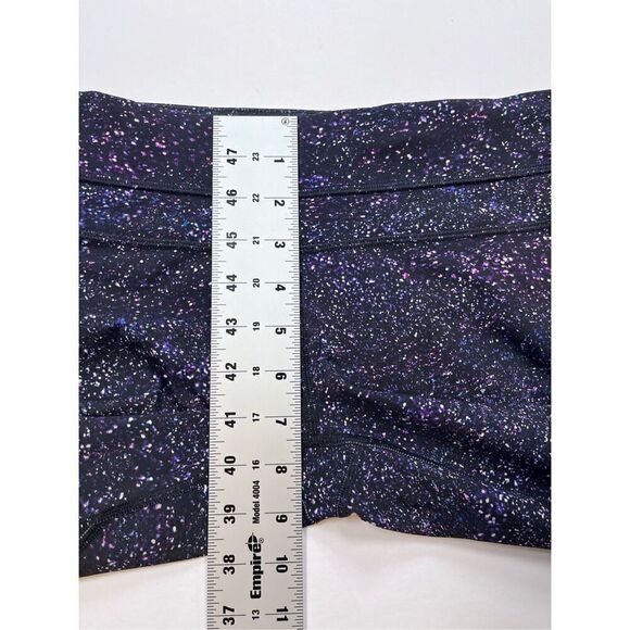Lululemon Inspire Crop II Size 4 Crystalline Black Full On Luxtreme Mesh W6AMNS - Picture 7 of 12